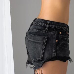 11thstreet | Rosé Jean Shorts